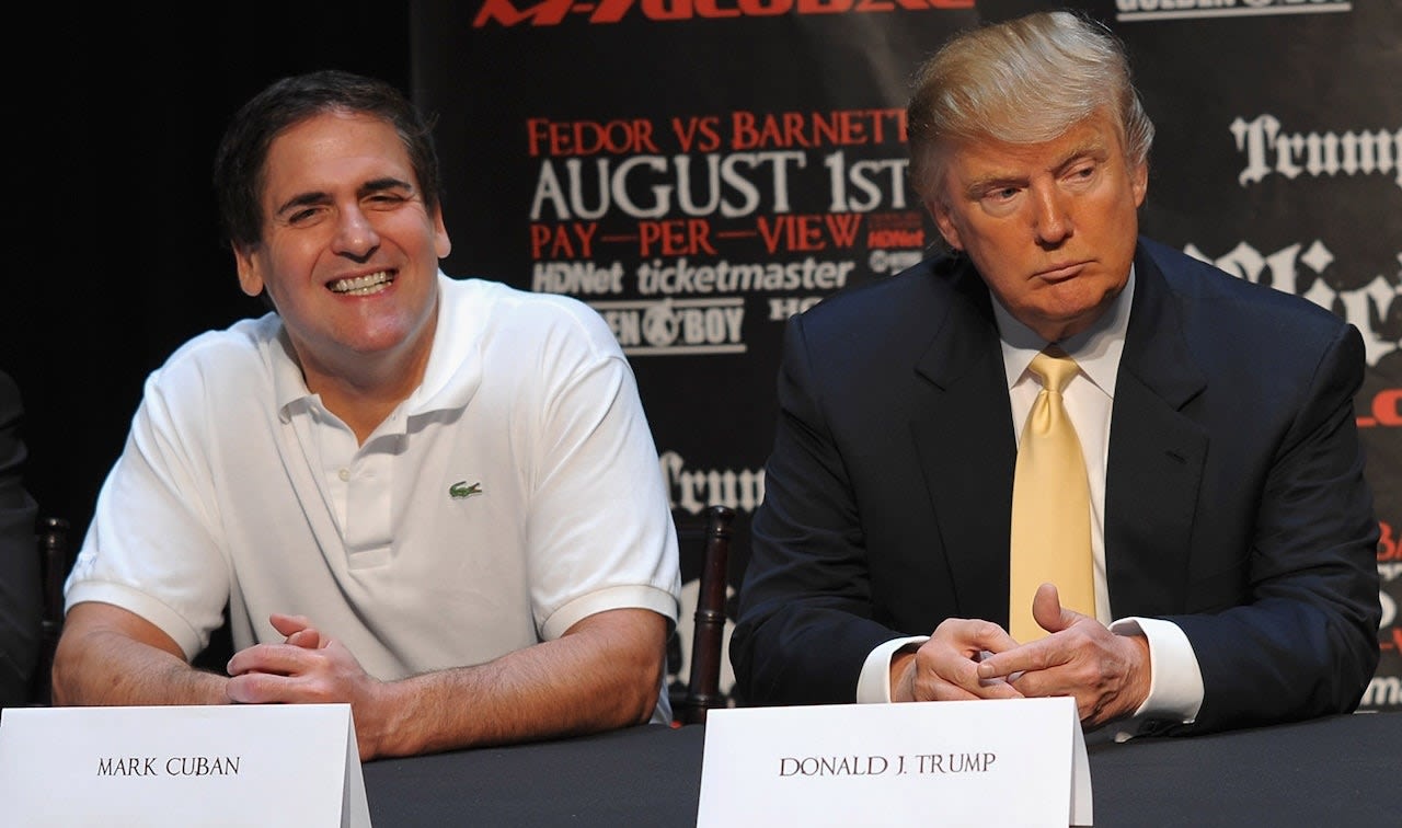 Mavericks co-owner Mark Cuban says he supported Trump in 2015 when 'I didn't think he had a chance'