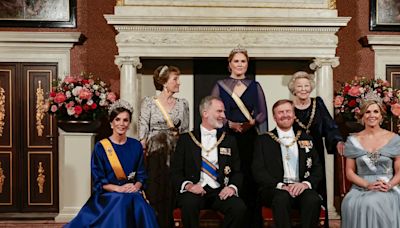 La reina Máxima de Holanda le roba el protagonismo a la reina Letizia en la cena de gala