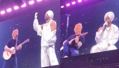 Diljit Dosanjh and Ed Sheeran Reunite to Perform Naina x Shape of You in the UK, Video Breaks Internet - News18