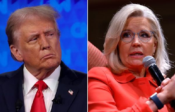 Trump amplifies posts calling for televised military tribunal for Liz Cheney