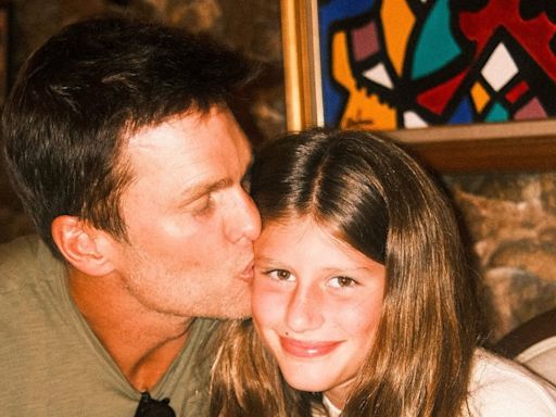 Olimpíadas 2024: Tom Brady leva filha a final da ginástica artística