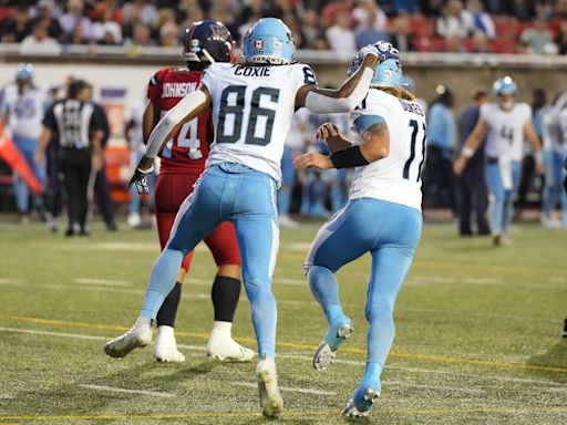 Argonauts snap Alouettes win streak with 37-18 victory as Fajardo exits with injury
