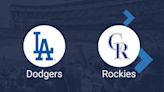 Dodgers vs. Rockies: Key Players to Watch, TV & Live Stream Info and Stats for June 1