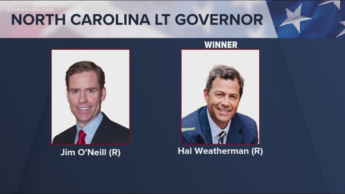 North Carolina primary election results: Hal Weatherman wins race for lieutenant governor, Dave Boliek wins race for state auditor