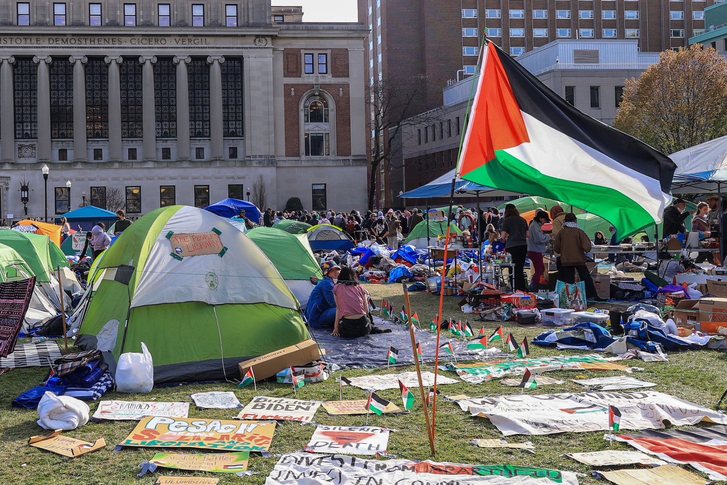 National Guard threat issued to Columbia protesters, students claim