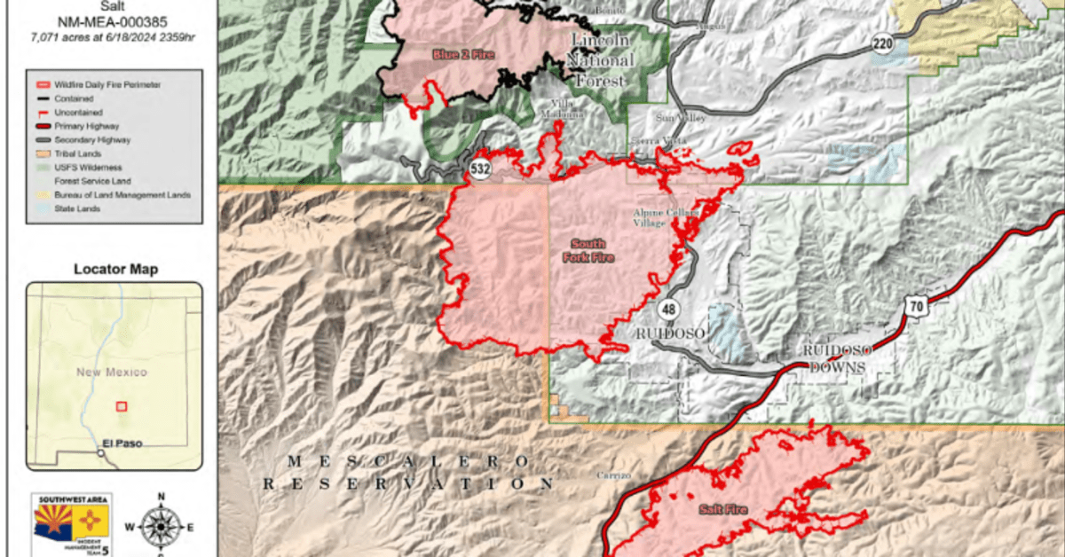 Wildfire Update: Racing Cancelled At Ruidoso, Approximately Half Of Horses Evacuated