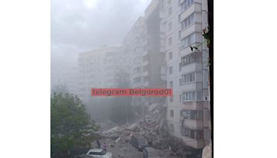 俄國聲稱貝爾哥羅德公寓遭屋空襲後倒塌 20多人傷亡