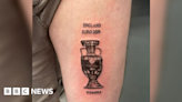 Euros final: England fan gets winners tattoo early