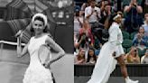 ... Kits: Lea Pericoli’s Rose-trimmed Skirt, Serena Williams’ Regal Train and More Outfits Through the Years