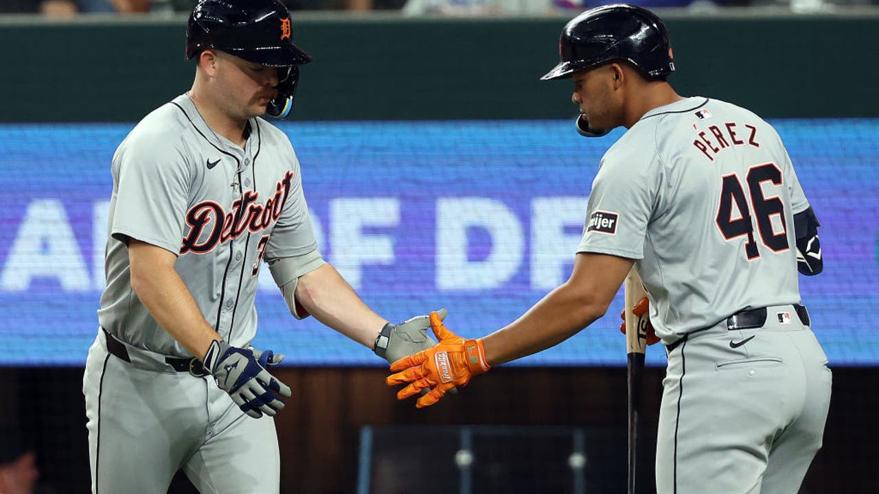 Texas native Jake Rogers homers twice and Detroit Tigers beat Rangers 2-1