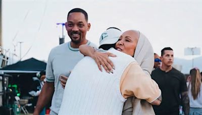 Will Smith reaparece con su esposa Jada Pinkett en Coachella y enloquece al público