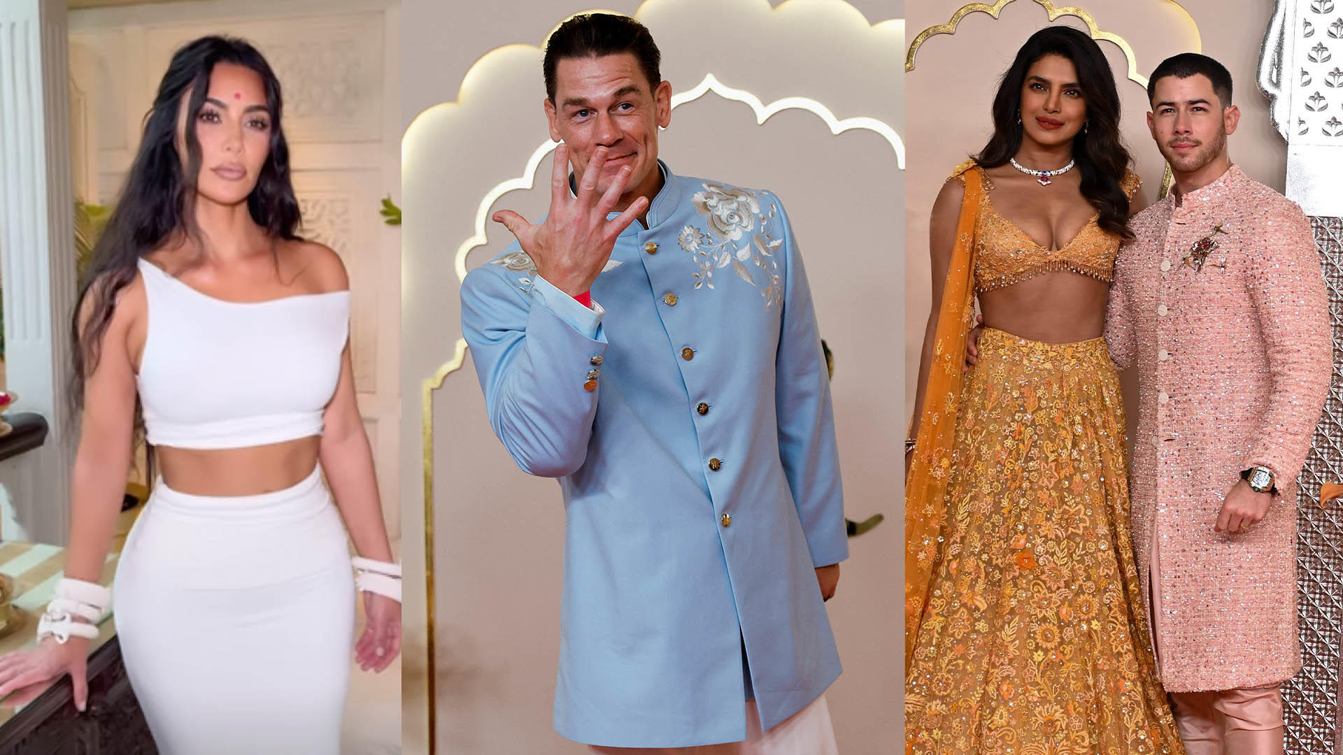 See photos of stars showing up for lavish Ambani wedding festivities