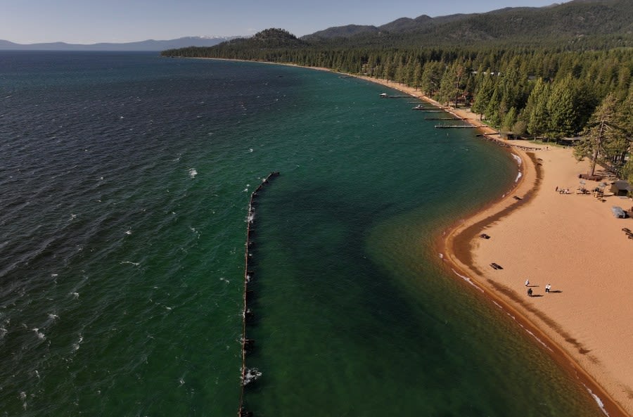 Lake Tahoe beach reopens one week after sewage spill, health advisory area reduced