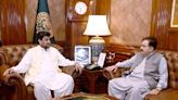 Balochistan Governor calls on Governor Kamran Tessori