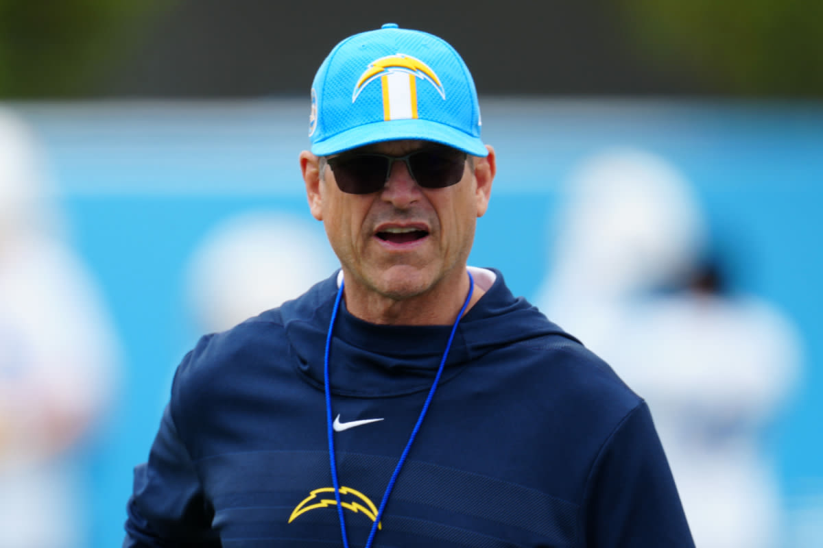 Jim Harbaugh Gets Roasted For Hilariously Disgusting Comments at Chargers Training Camp