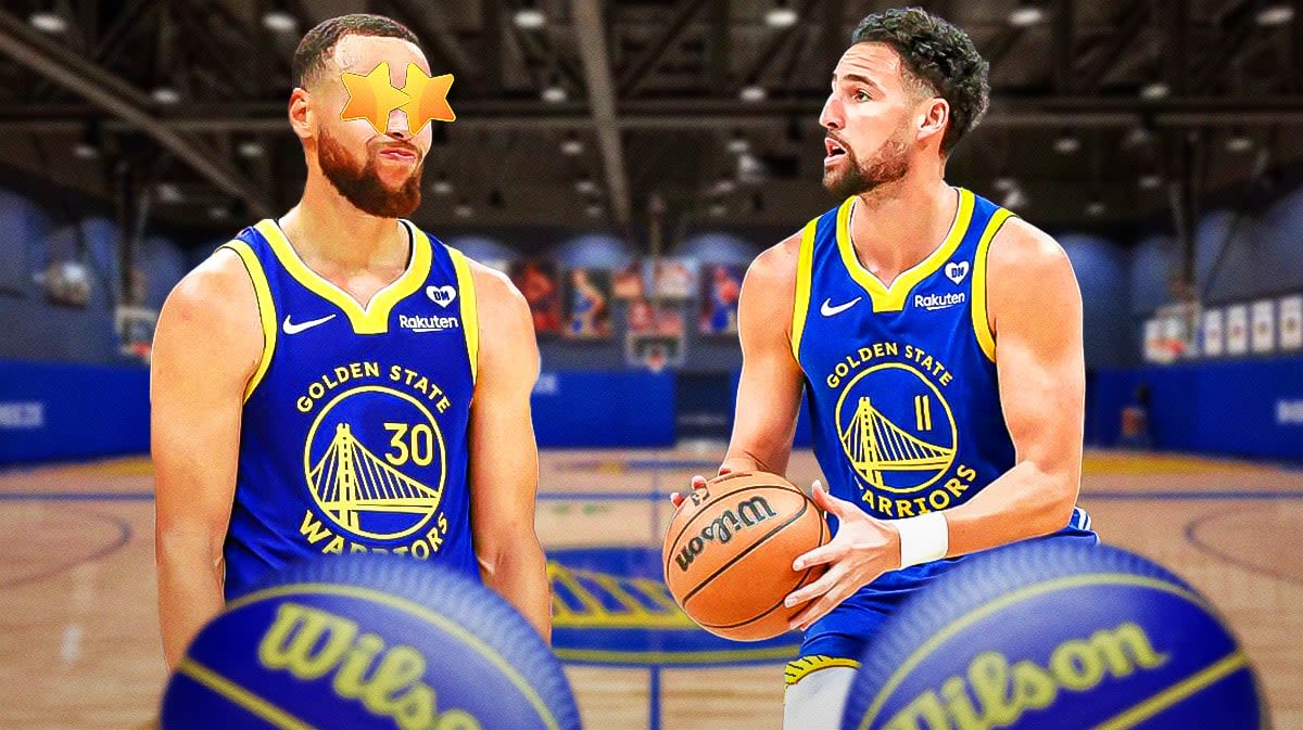 Warriors' Stephen Curry drops 'happy' take on chasing Klay Thompson's 3-point record