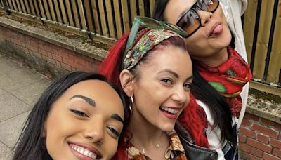 Strictly's Dianne Buswell brushes off 'abuse' scandal on day out