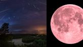 The Lyrid meteor shower will align with April's 'pink moon.' Here's how to watch it.