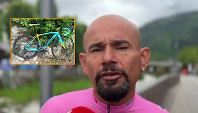 Al colombiano que personifica a Marco Pantani en el Giro de Italia le robaron la bicicleta: esta es su historia