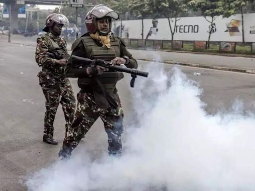 Kenya police fire rubber bullets, tear gas at anti-tax protesters - Times of India