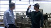 Eric Hovde makes stop at Athens dairy farm