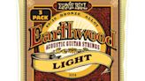 Ernie Ball Earthwood Light 80/20 Bronze Acoustic Guitar Strings 3-pack, Now 22% Off