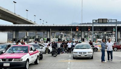 Caos en autopista México-Cuernavaca: Manifestantes cierran ambos sentidos
