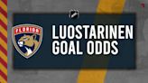 Will Eetu Luostarinen Score a Goal Against the Bruins on May 10?