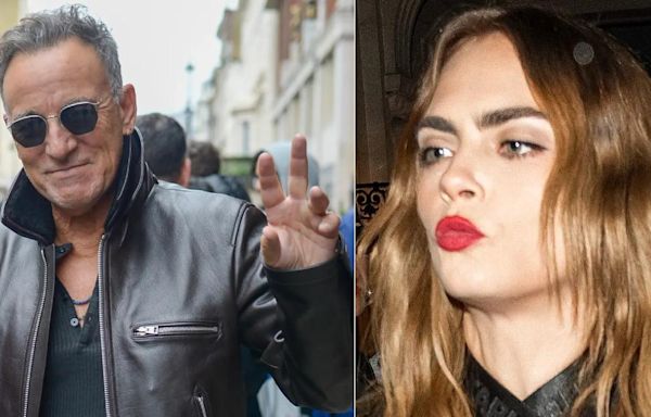 Cara Delevingne 'Had No Idea' the 'Guy' She Took a Photo With at Glastonbury Music Festival Was Bruce Springsteen