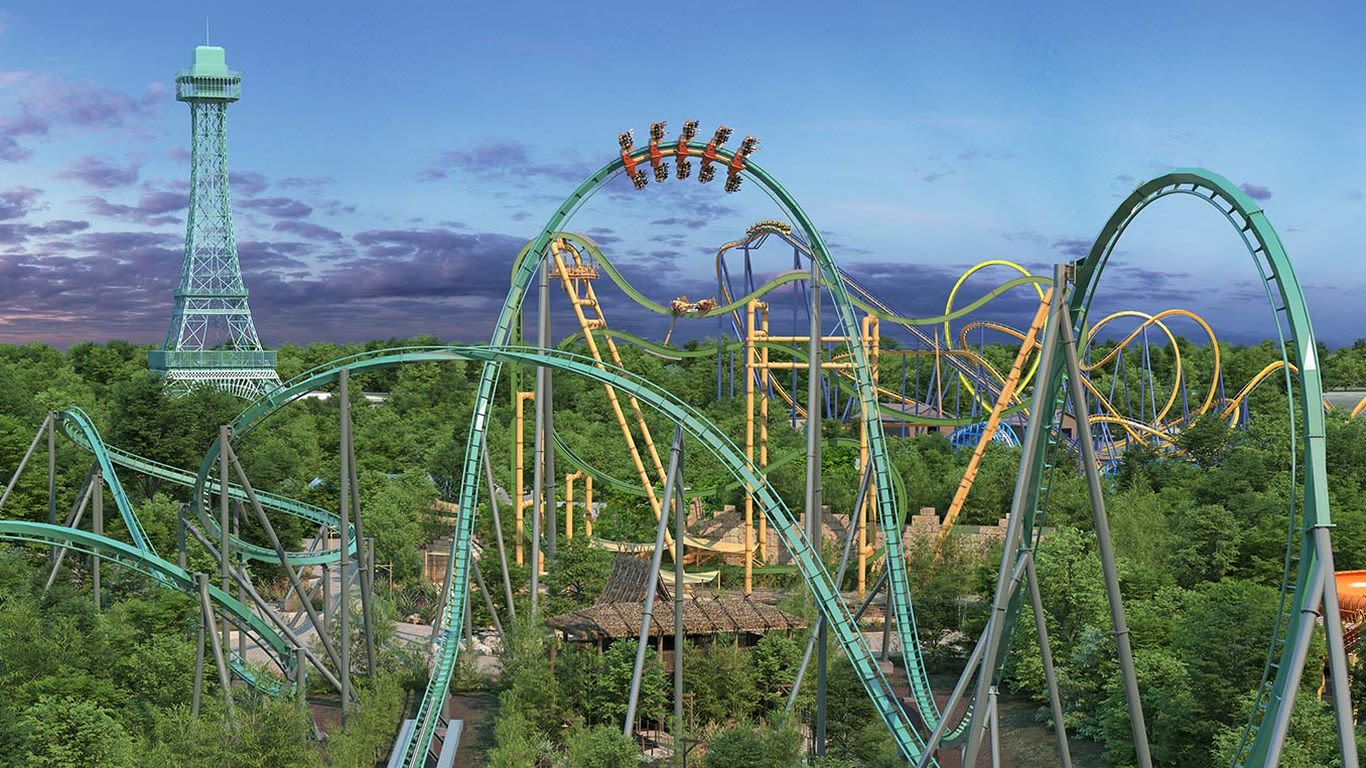 The tallest wing roller coaster in the world opens next year at Kings Dominion