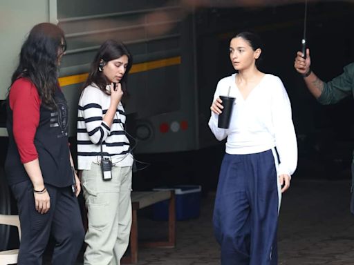 Alia Bhatt captured on the set of YRF spy universe film titled Alpha, see pic