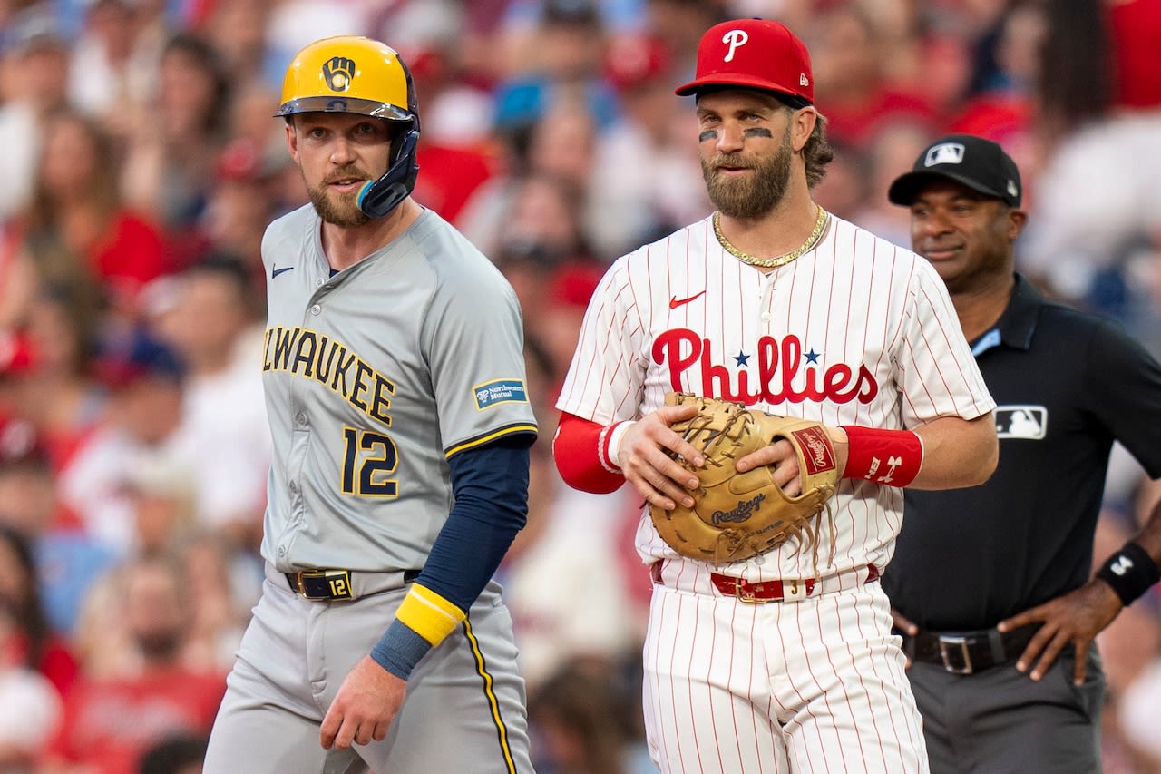 Philadelphia Phillies vs. Milwaukee Brewers: time, how to live stream for FREE