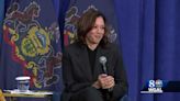 Vice President Kamala Harris campaigning for reproductive rights