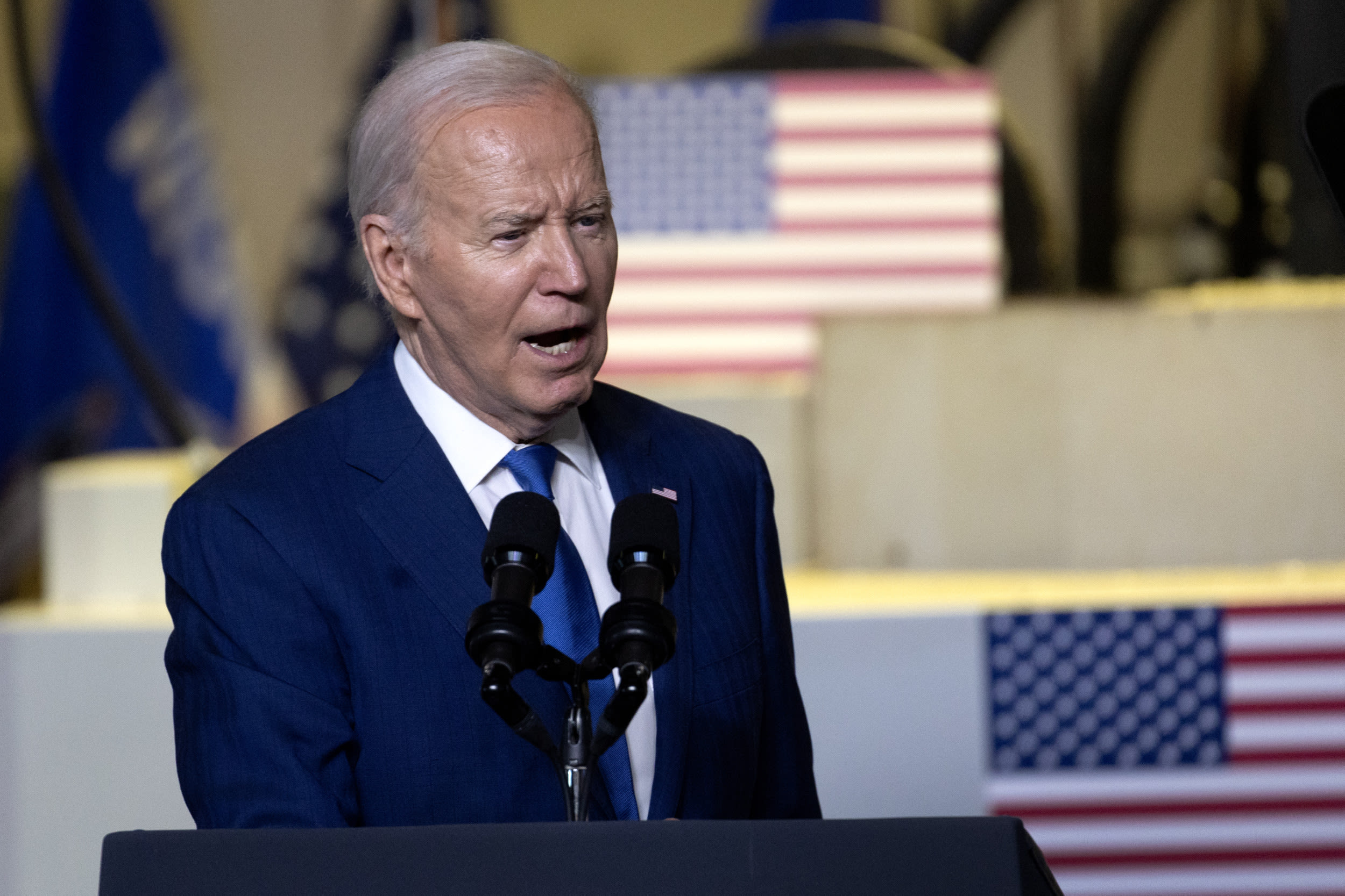 Joe Biden says Israel's Gaza bombings "just wrong"