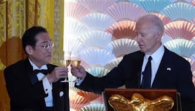 White House state dinner for Japan serves up stars, springtime decor and little political talk