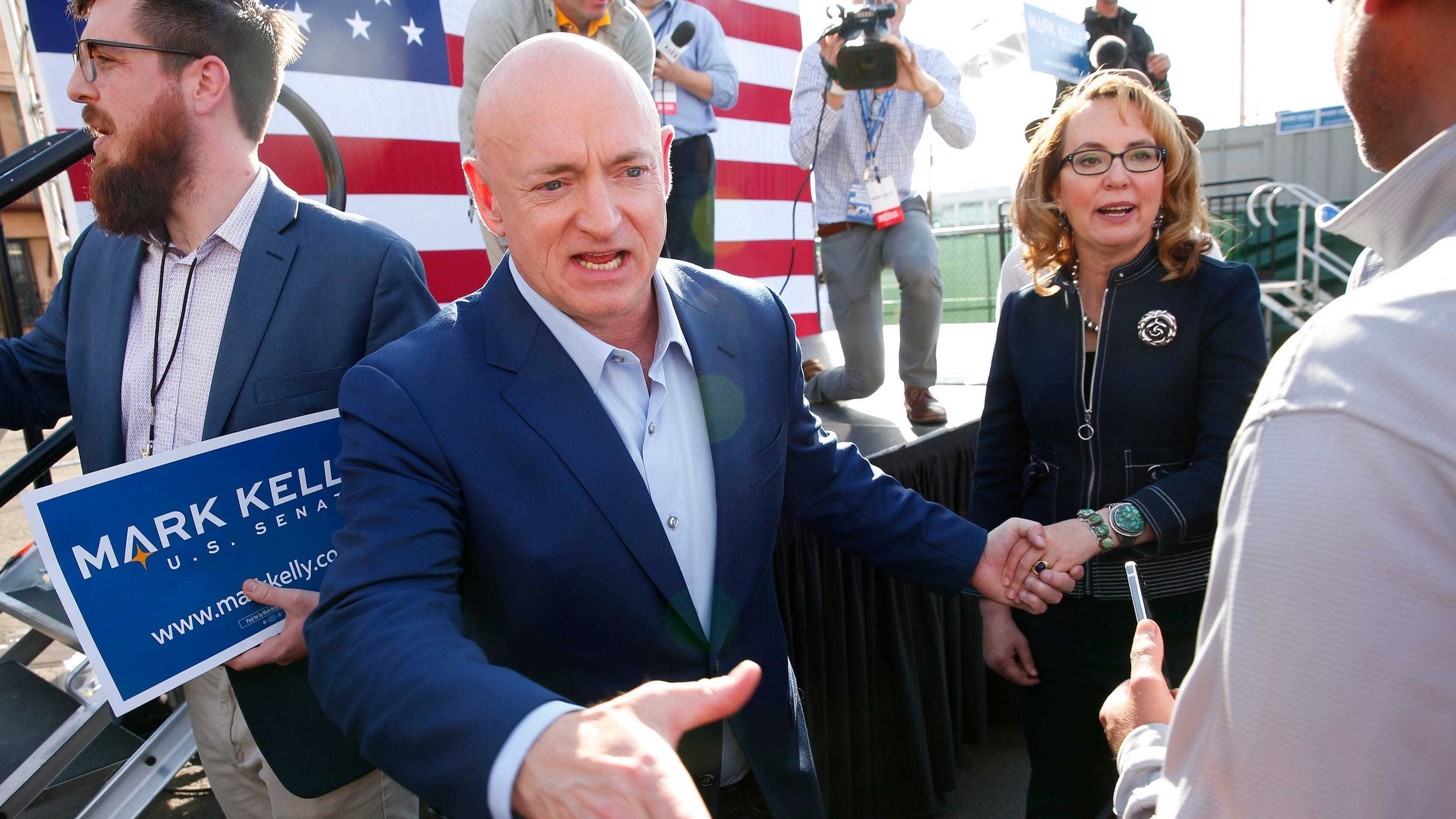 If Mark Kelly becomes Democrats' vice presidential nominee, who would replace him in the Senate?