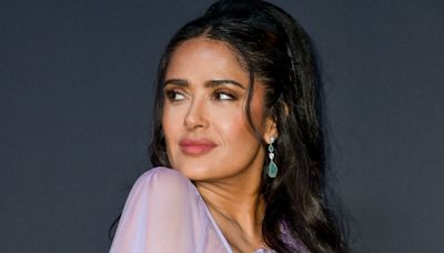 If Bubble Ponytails Were an Olympic Sport, Salma Hayek’s Would Win Gold