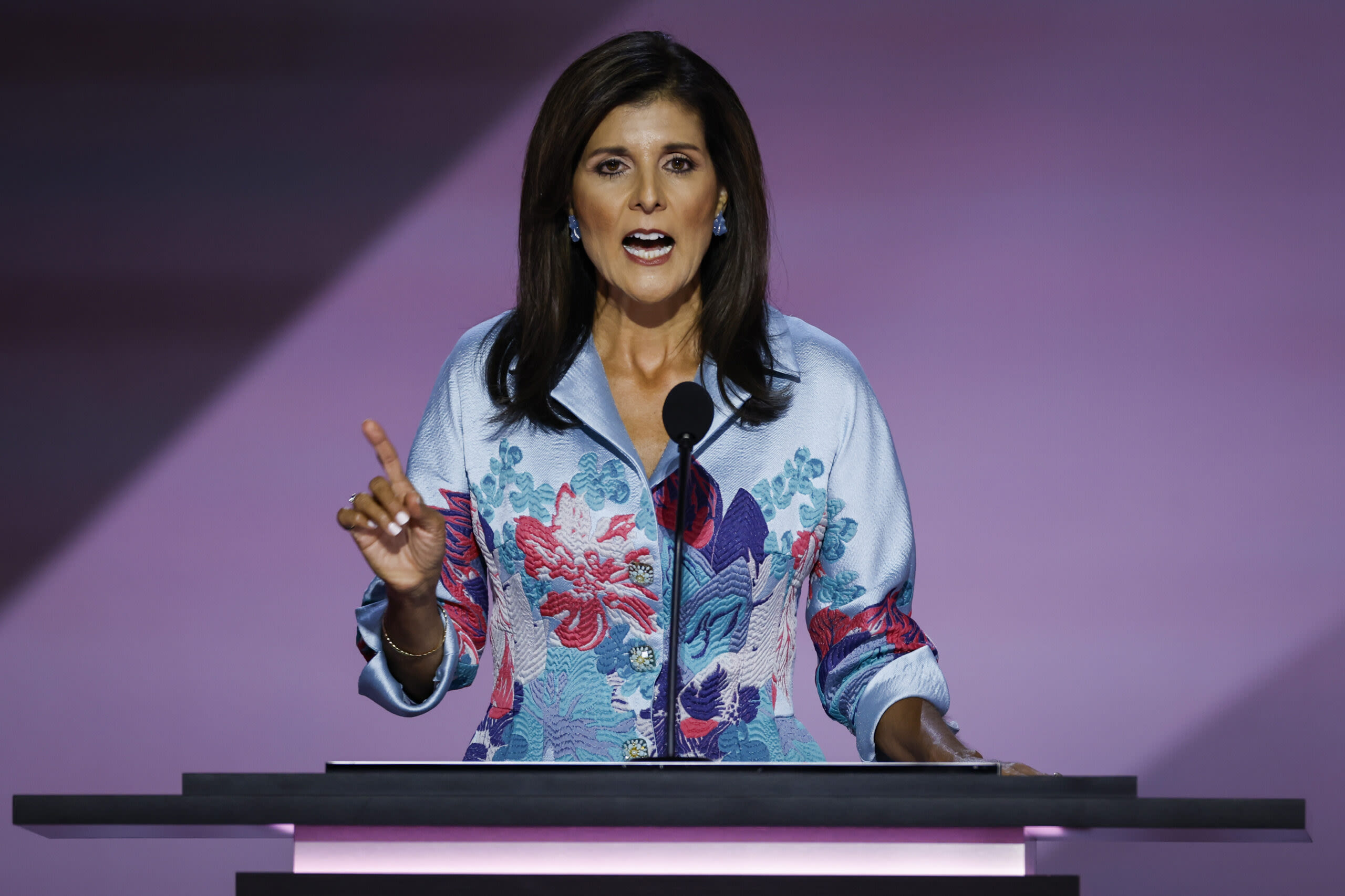 Nikki Haley, in Speech at GOP Convention After the Bitter Primaries, Makes Party Unity Her Cause