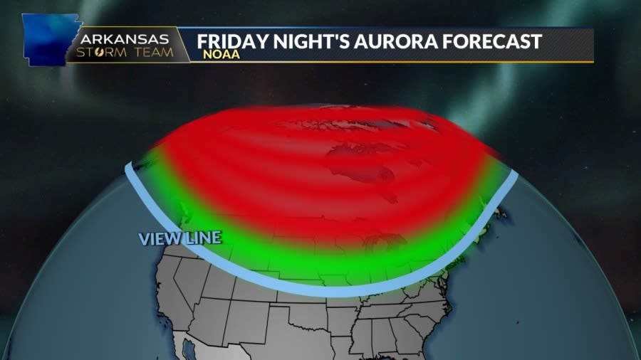 Arkansas Storm Team Blog: Northern Lights forecast – how far south could the Aurora be seen?