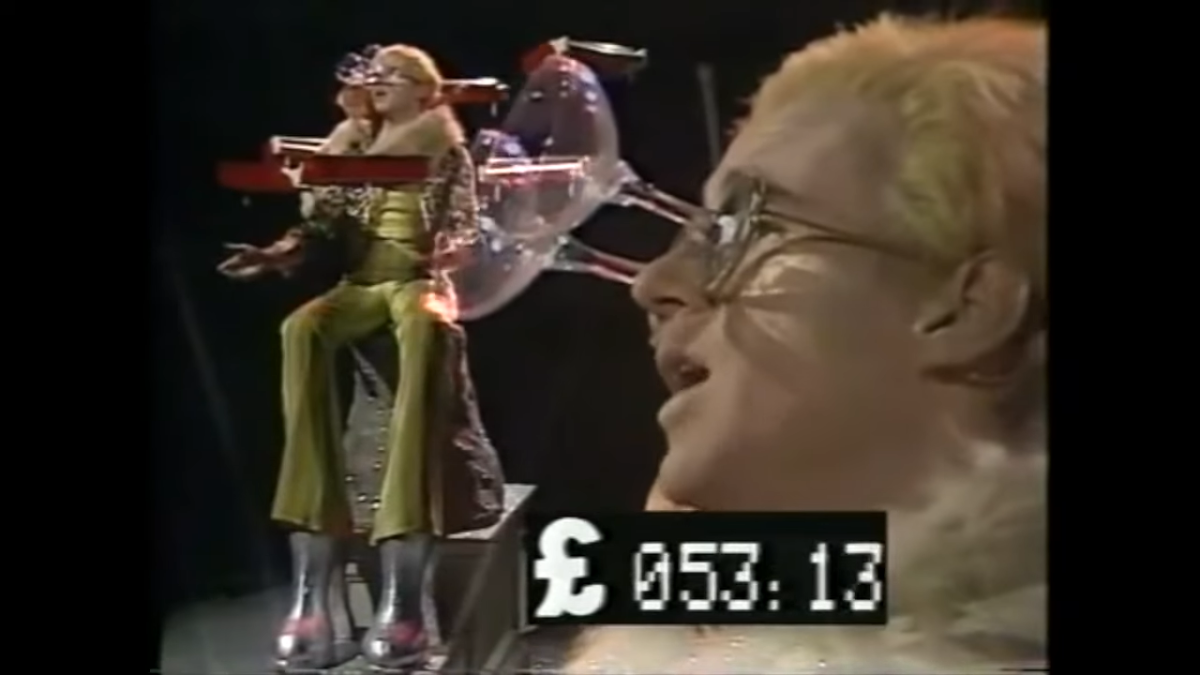Before the Rutles, there was this 1976 Elton John parody "Godfrey Daniel"