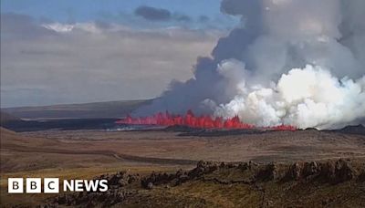 'Curtain of fire': Iceland volcano forces evacuation