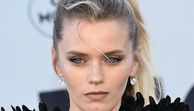 Abbey Lee's wardrobe malfunction at premiere of her new film in LA