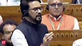 Anurag Thakur's apparent reference to Rahul Gandhi's caste triggers row in Lok Sabha - The Economic Times