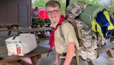 Family shares updates on 11-year-old Boy Scout badly hurt by fallen tree