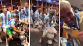 “Respeten los rangos”: los videos de la Selección Argentina en el vestuario tras la obtención del bicampeonato | Por las redes