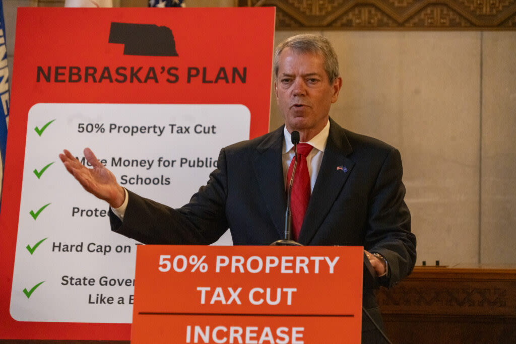 Gov. Pillen clarifies property tax relief plan as special session nears