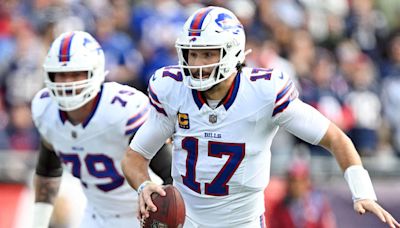 Dolphins vs. Bills player props, AI prediction, Thursday Night Football picks: Josh Allen over 236.5 yards