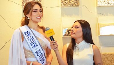 Belleza. Tras ganar la máxima corona, Juliana Barrientos fue recibida con fervor en la llajta