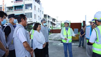 凱米颱風發佈陸警 黃敏惠視察防颱整備精準防災