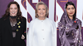 ...McCarthy Goes Sheer in Bralette and Oversize Suit, Hillary Clinton in Symbolic White Coat and More Stars at ‘Suffs’ Broadway...